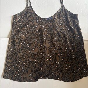 APT.9 Leopard Print Top Size Small
